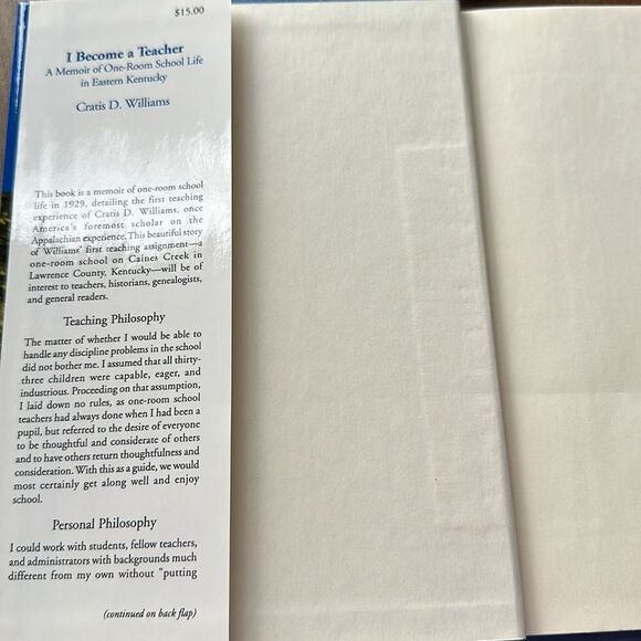 “I Become A Teacher” a hardback novel by Cratis D. Williams - Picture 4 of 7